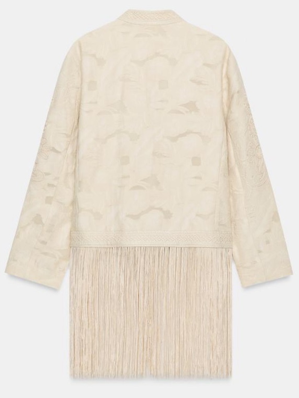 ZARA ZW COLLECTION FRINGED JACKET - Picture 2 of 7